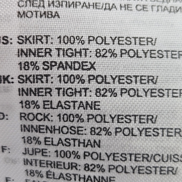 Adidas Tennis Skirt Pickleball Golf Climalite Active White Performance Ruffle M - Picture 9 of 11